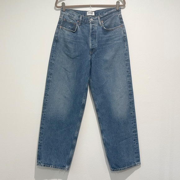 NWOT! Agolde Dara Mid Rise Baggy in Pattern Size 27 - Picture 4 of 16